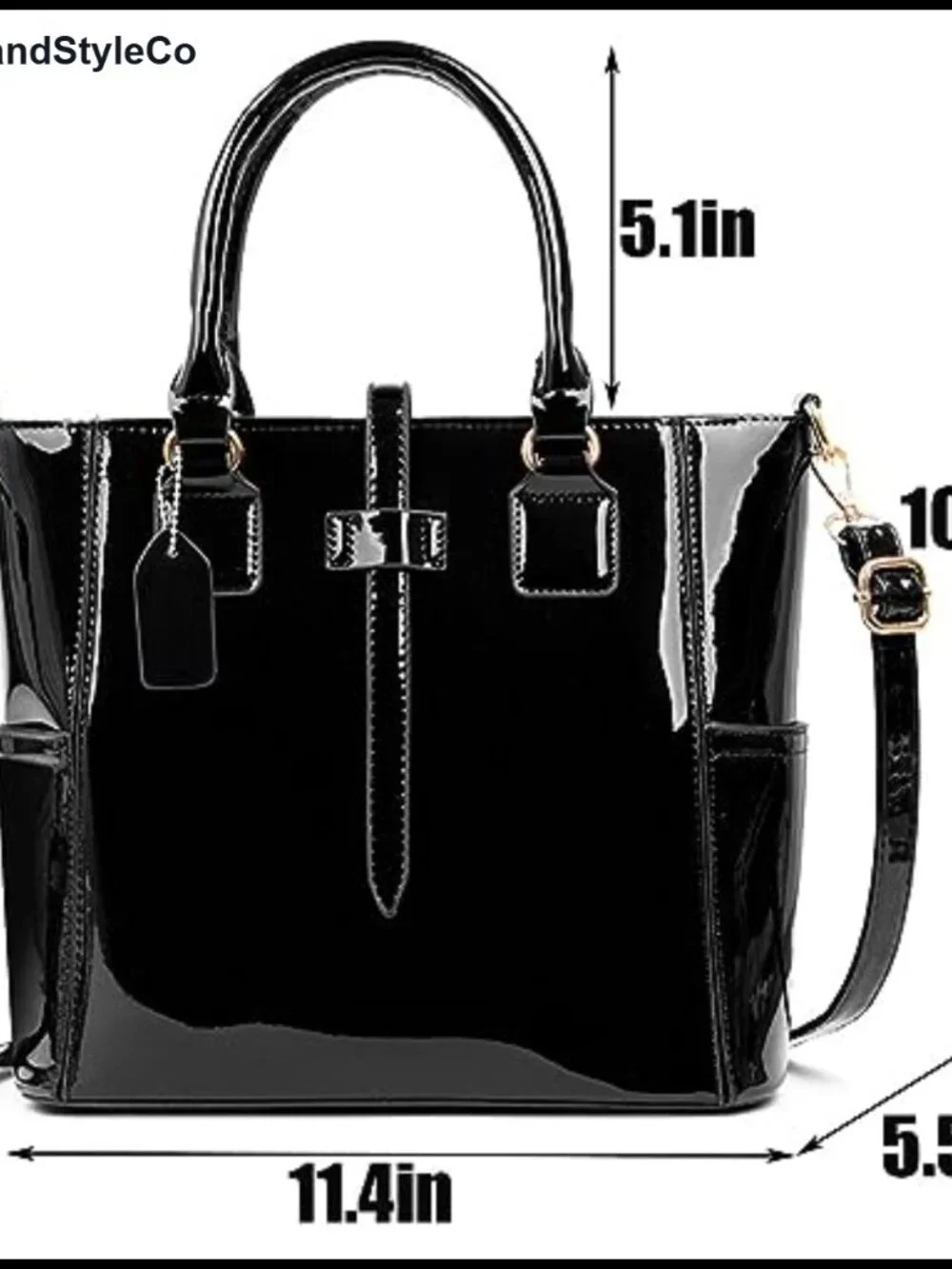 Women's 3-Piece Faux Leather Handbag Set Tote Crossbody Card Holder